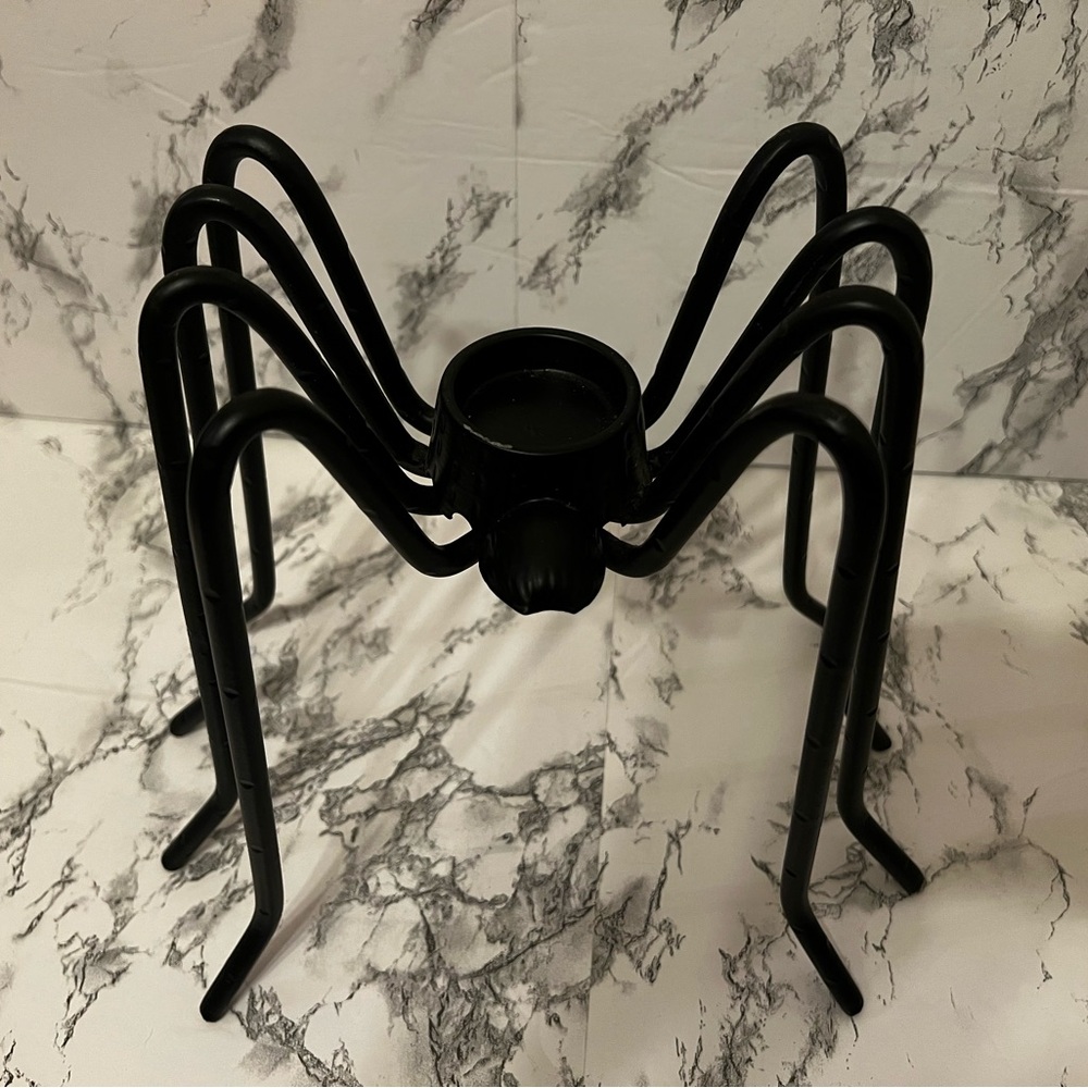 Pottery Barn Halloween Metal Spider Tea Light Party Decoration Retired Decor - Picture 4 of 12